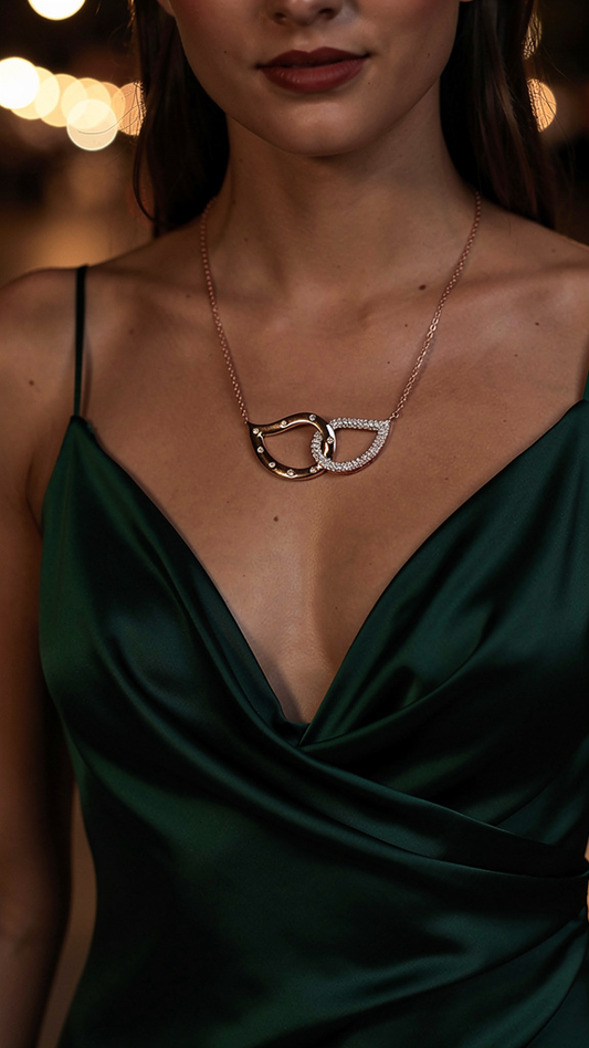 Interlock luxe neckpiece