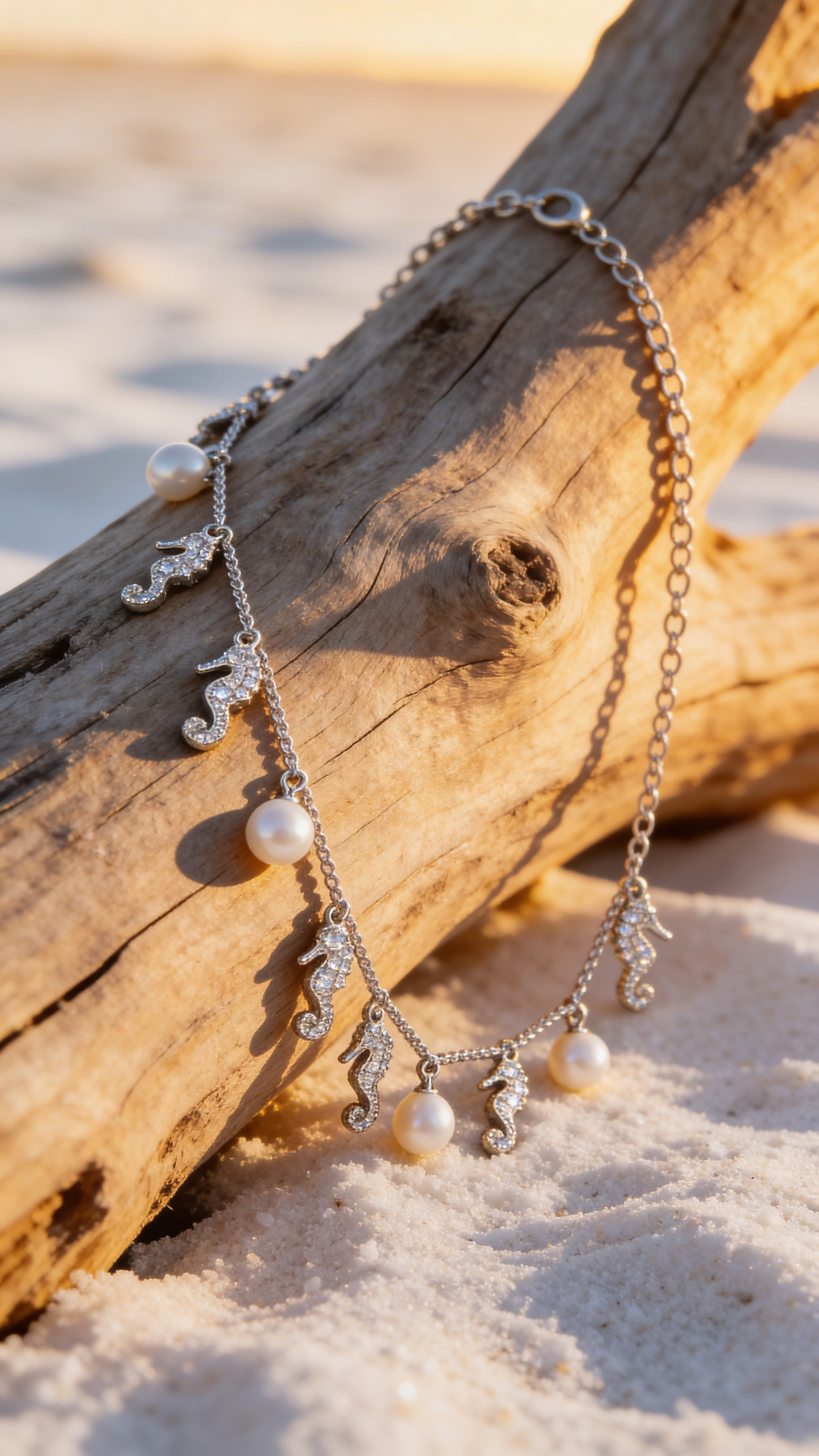Pearl Horse Anklet