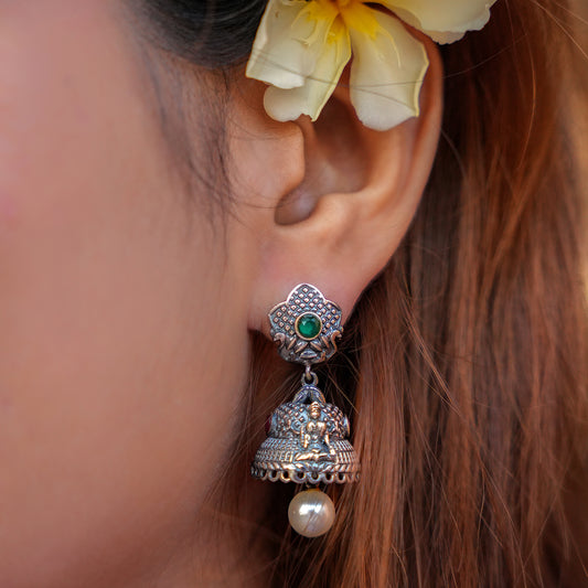 Meera Temple Drop Earring