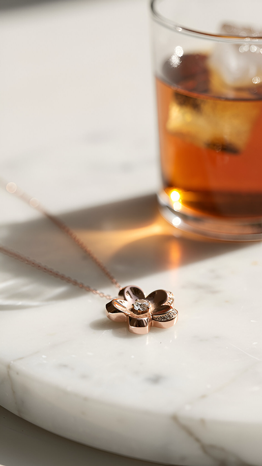 Happy flower cable chain