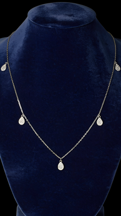 Tear drop cable chain