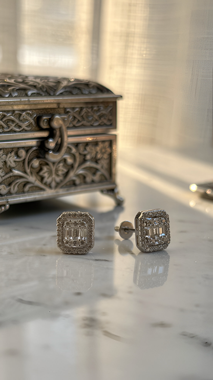 Double layered stone pendant