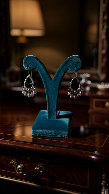 Emerald tear drops
